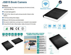 Блокнот - скрытая WIFI FHD мини камера